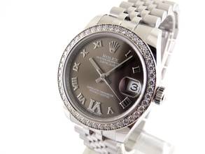 Thumbnail von Rolex Datejust 31 original Whitegold Diamond Bezel