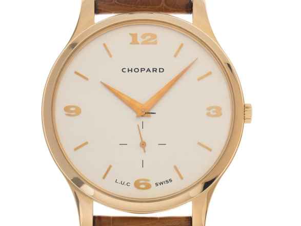  Chopard L.U.C Xps kleine Sekunde Ref.1920 2021 original Box wie Neu Vintage L.U.C Xps kleine Sekunde Krokoleder 18kt Roségold 