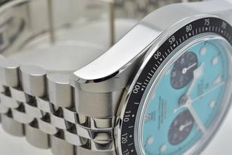 Thumbnail von Tudor Heritage Black Bay Chronograph 79360N Tiffany Flamingo Blue Dial