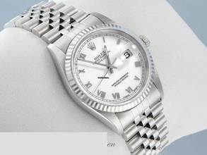 Thumbnail von Rolex Datejust 36 36mm 16234 1999 Stahl Weissgold 750 Automatik Gold Date Just Stainless Steel 18kt White Gold Jubilé-band Chronometer Oyster
