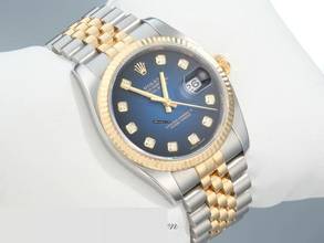 Thumbnail von Rolex Datejust 36 36mm 116233 Diamanten Stahl Gelbgold 750 Automatik Stainless Steel 18kt Yellow Gold Jubilé-band Chronometer Oyster