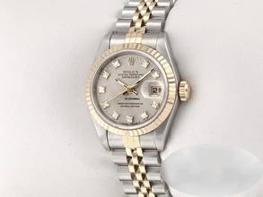 Thumbnail von Rolex Lady-Datejust Edelstahl Gelbgold 750 Diamanten Automatik Gold Stahl Stainless Steel 18kt Yellow Gold Jubilé-band Chronometer Oyster
