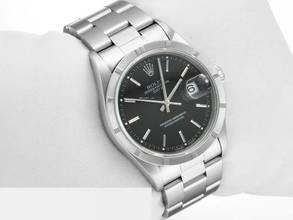 Thumbnail von Rolex Lady-Datejust Date Edelstahl 34mm Edelstahl 15210 2006 Damen Herren Datejust Stahl Stainless Steel Oyster-band Chronometer Black Dial