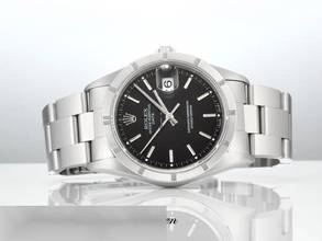 Thumbnail von Rolex Lady-Datejust Date Edelstahl 34mm Edelstahl 15210 2006 Damen Herren Datejust Stahl Stainless Steel Oyster-band Chronometer Black Dial