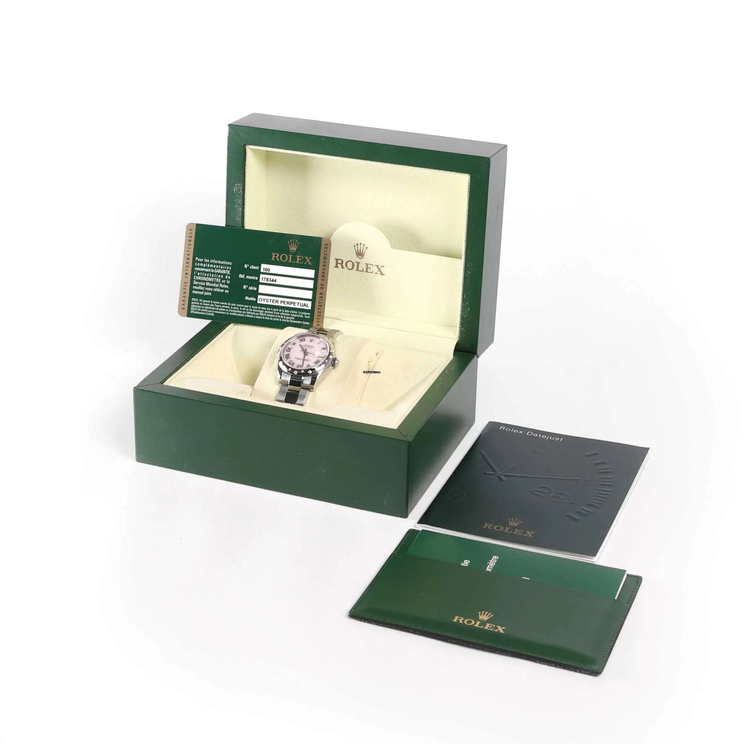 Thumbnail von Rolex Datejust 31 Pink MoP Dial Diamond Bezel