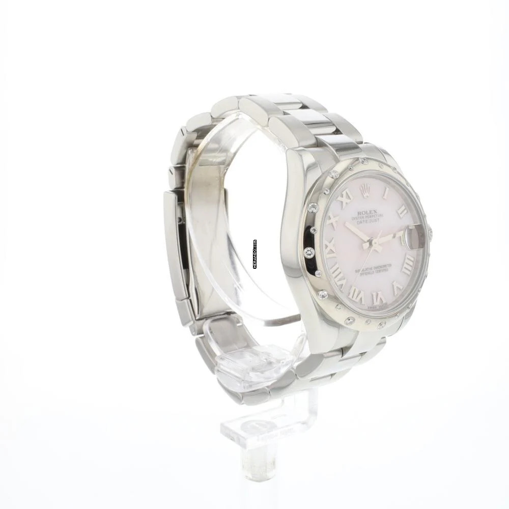 Thumbnail von Rolex Datejust 31 Pink MoP Dial Diamond Bezel