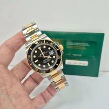 Thumbnail von Rolex Submariner Date Ouro & Aço 41mm Black Dial Automático Completo