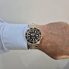 Thumbnail von Rolex Submariner Date Ouro & Aço 41mm Black Dial Automático Completo