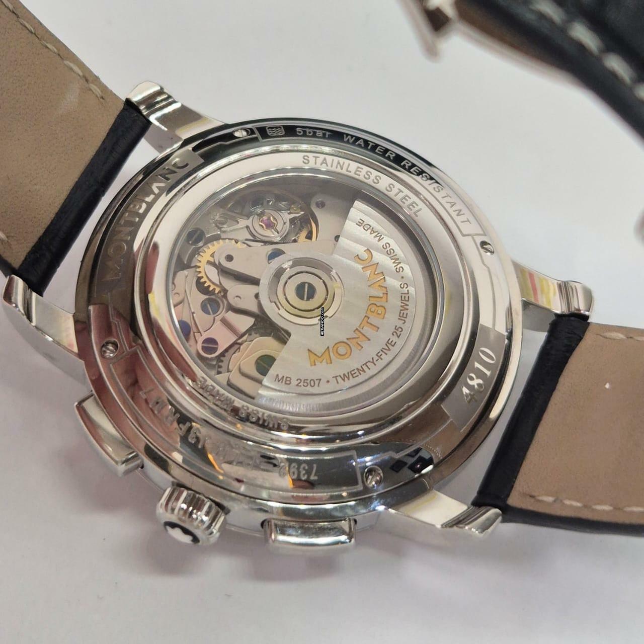 Thumbnail von Montblanc 4810 Chronograph Blue Edition 43mm Automático Completo