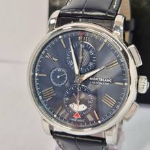Thumbnail von Montblanc 4810 Chronograph Blue Edition 43mm Automático Completo
