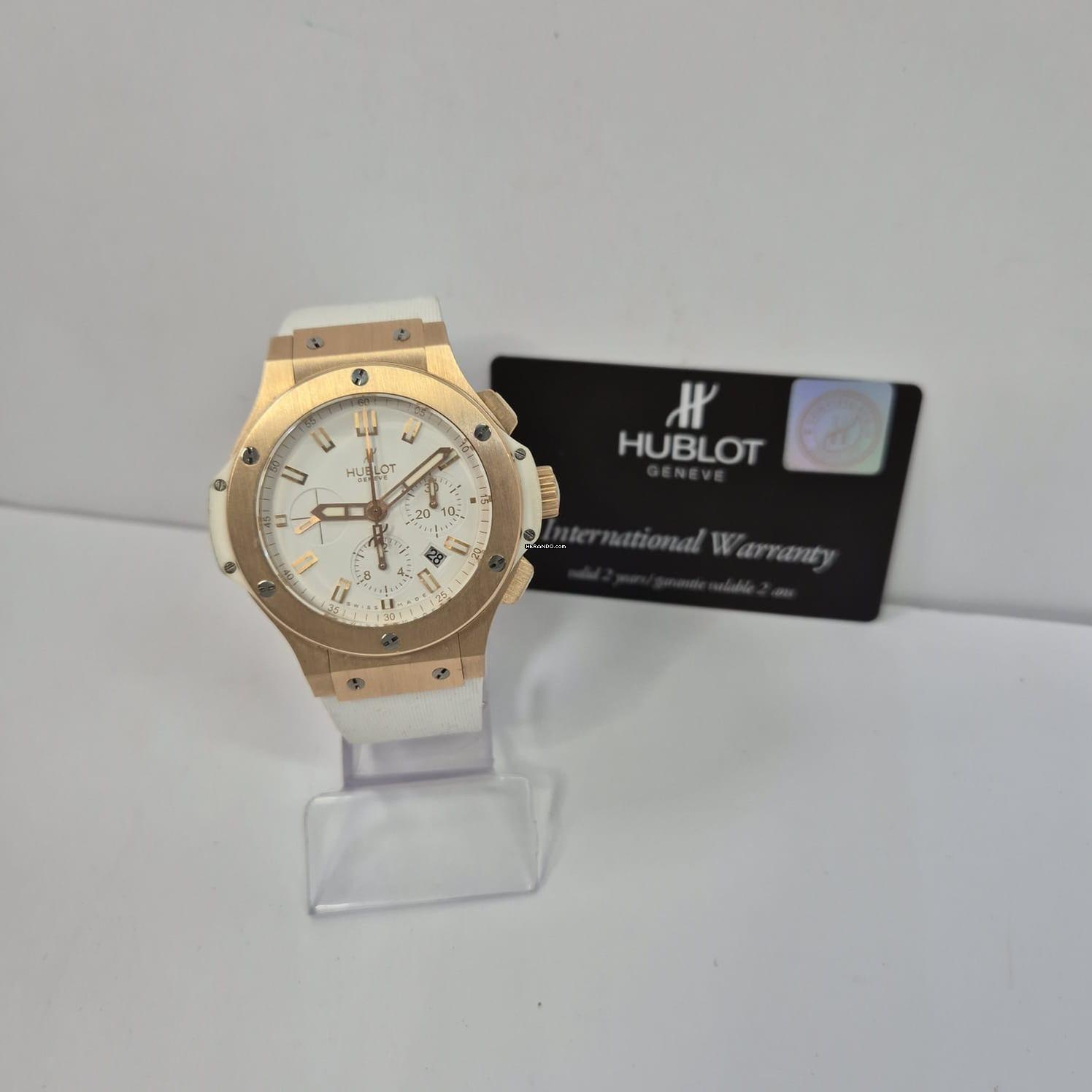 Thumbnail von Hublot Big Bang 44 mm White 44mm Evolution Ouro Rosé Automático Completo