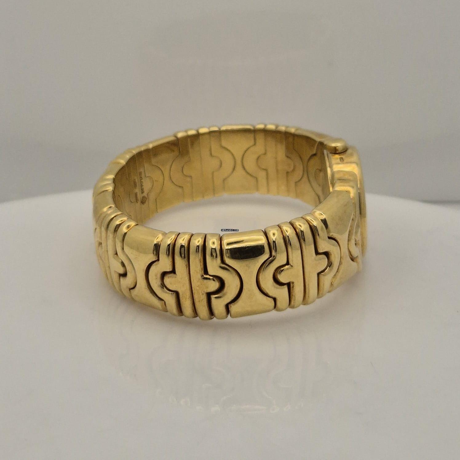 Thumbnail von Bulgari Parentesi Onyx Dial 20mm Quartz Full Gold Completo