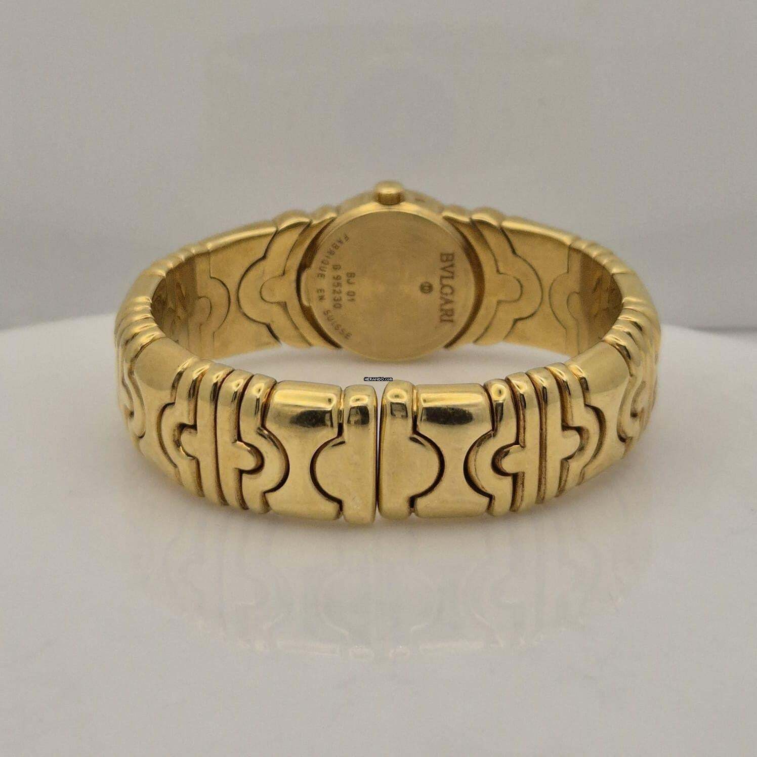 Thumbnail von Bulgari Parentesi Onyx Dial 20mm Quartz Full Gold Completo