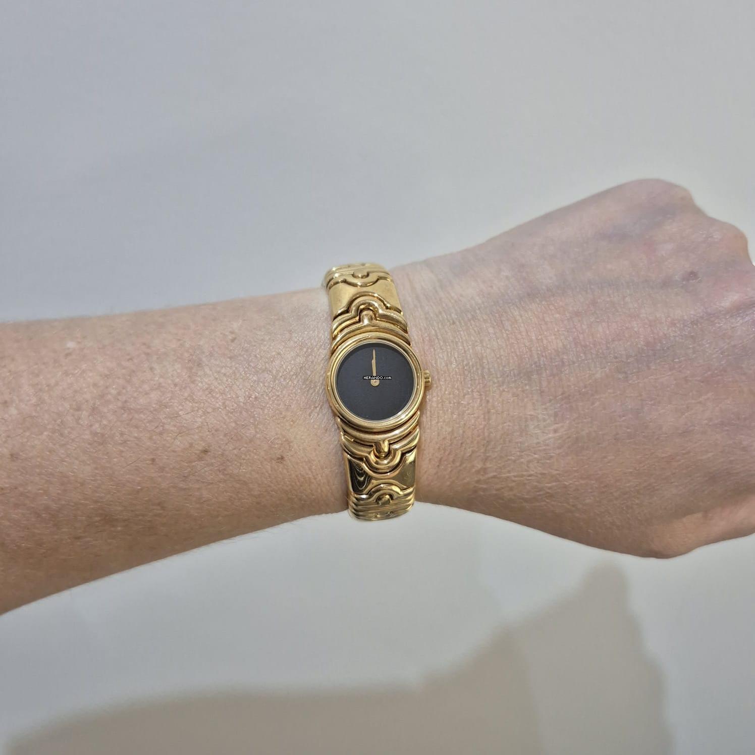 Thumbnail von Bulgari Parentesi Onyx Dial 20mm Quartz Full Gold Completo