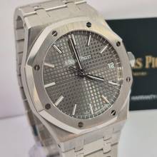 Thumbnail von Audemars Piguet Royal Oak 41mm Full Steel Automático Fundo Cinza Completo
