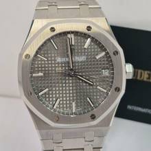 Thumbnail von Audemars Piguet Royal Oak 41mm Full Steel Automático Fundo Cinza Completo