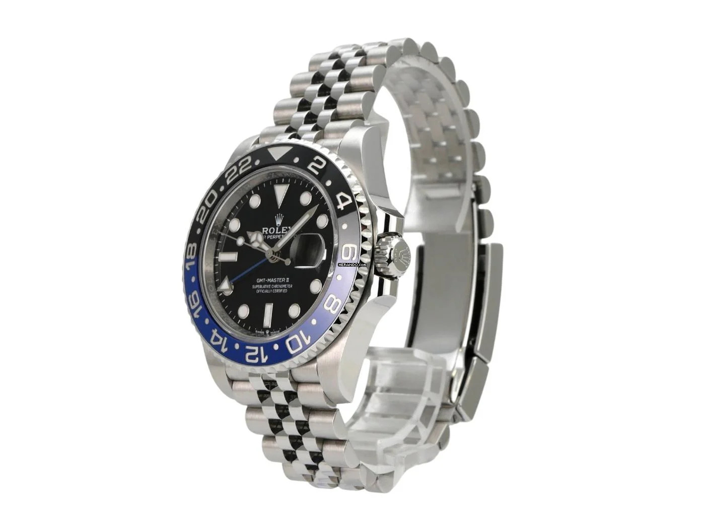  Rolex GMT-Master II Edelstahl Ref. 126710BLNR 