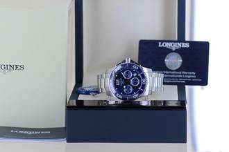 Thumbnail von Longines HydroConquest Chronograph Diver Stahl Automatic blue Dial 43mm B+P