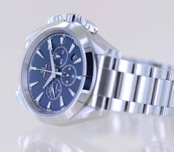 Thumbnail von Omega Seamaster Aqua Terra Chronograph 44mm blue Dial Olympic B+P