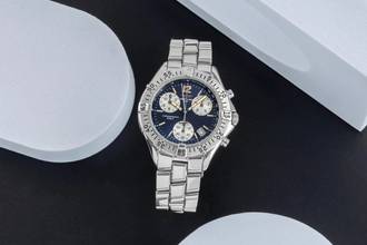 Thumbnail von Breitling Colt Chronograph Black Dial Quarz Edelstahl Herrenuhr Ref. A53035