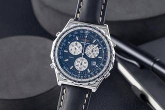 Thumbnail von Breitling Jupiter Pilot Navitimer Edelstahl Quarz Herren Ref. 80975 Papiere 1998