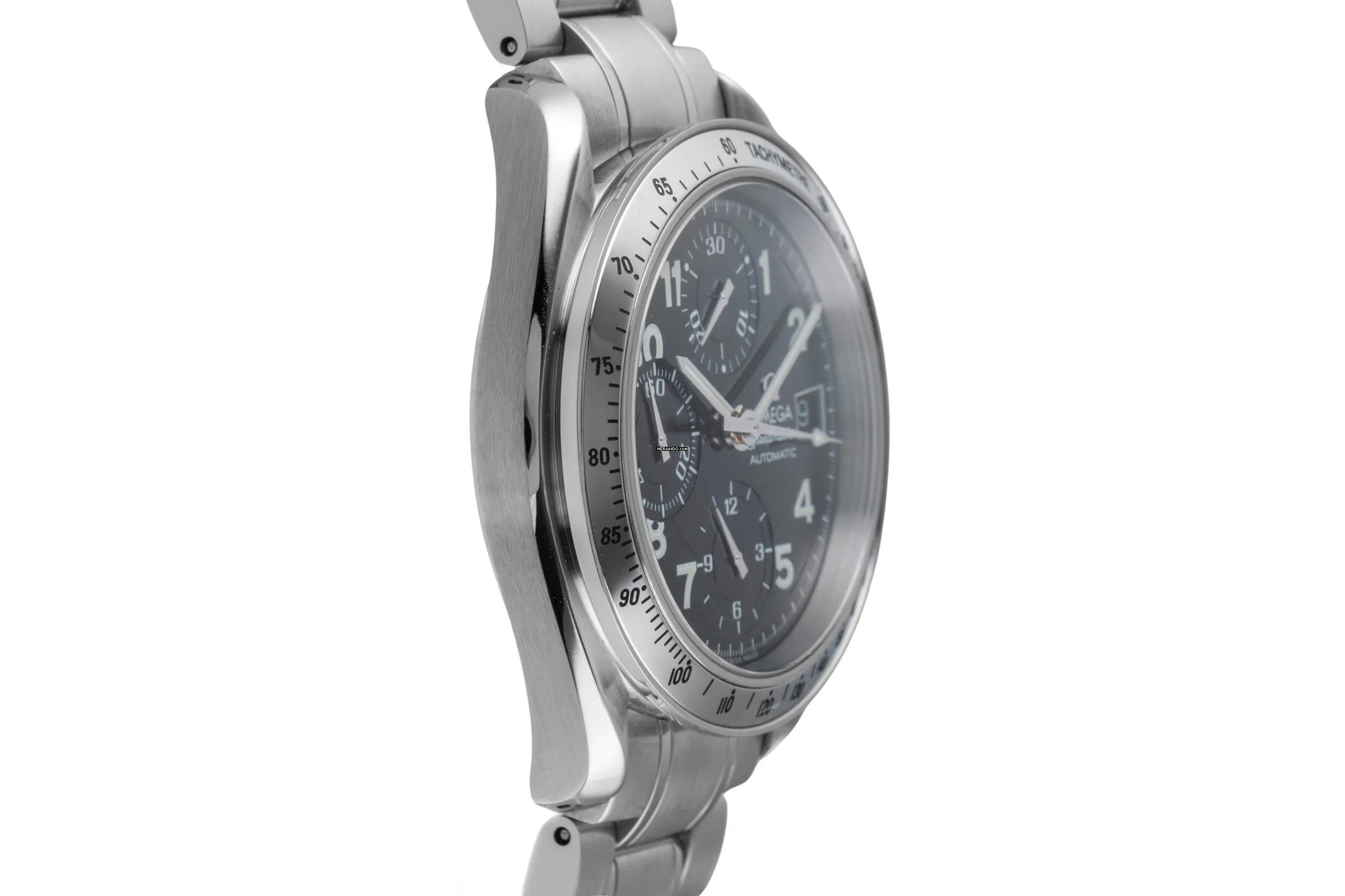 Thumbnail von Omega Speedmaster Date Black Arabic Dial Chronograph Edelstahl Ref. 3513.52.00