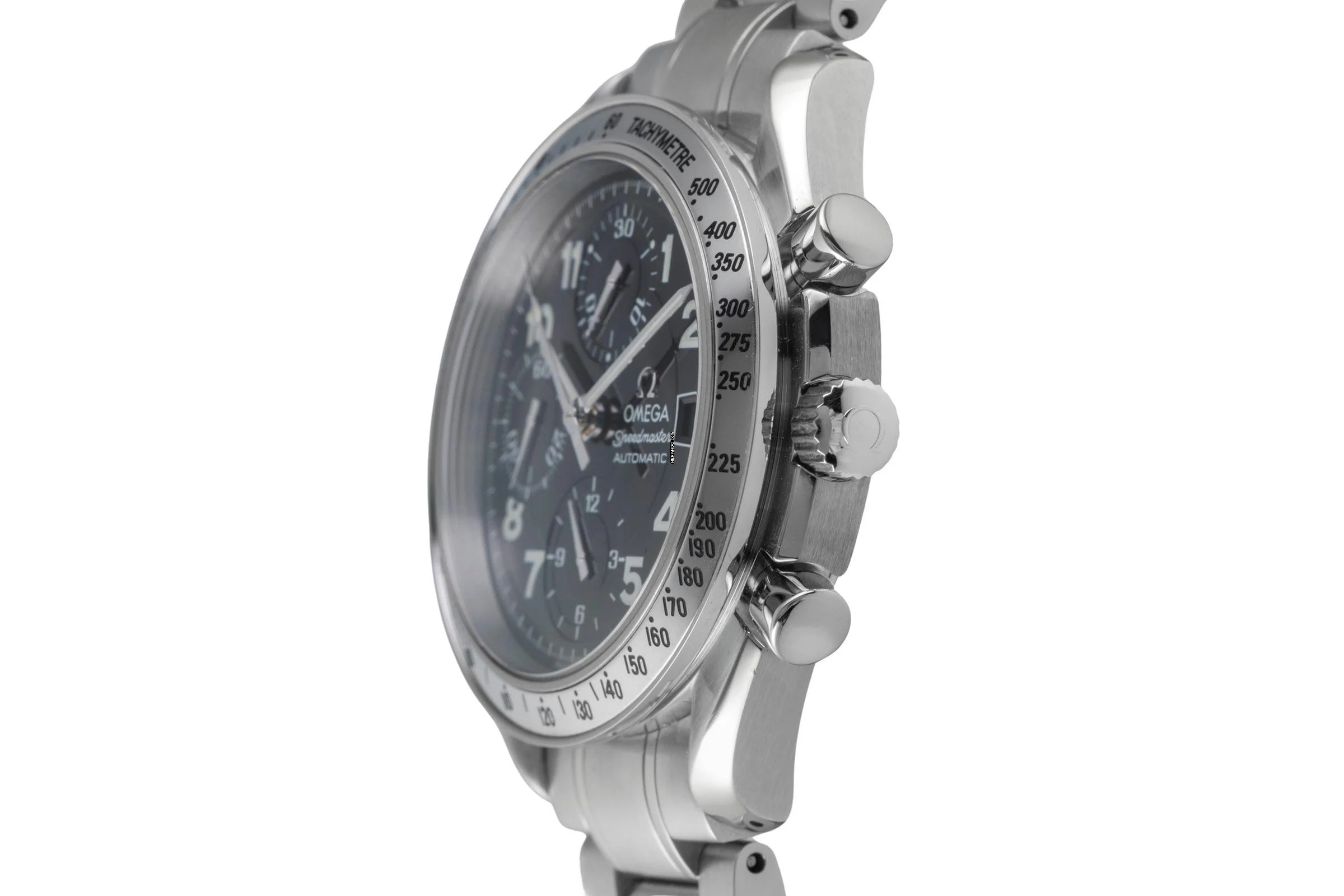 Thumbnail von Omega Speedmaster Date Black Arabic Dial Chronograph Edelstahl Ref. 3513.52.00