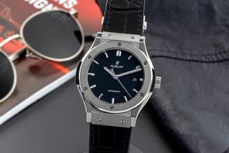Thumbnail von Hublot Classic Fusion Titan Automatik Herrenuhr Ref. 542.NX.1171.LR B&P 2021