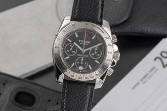 Thumbnail von Tudor Sport Chronograph Black Dial Edelstahl Chrono Automatik Ref. 20300