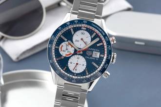 Thumbnail von TAG Heuer Carrera Calibre 16 Chronograph Stahl Automatik Ref. CV201AR.BA0715 B&P 2024