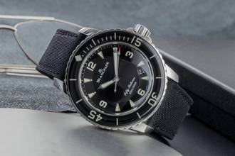 Thumbnail von Blancpain Fifty Fathoms Stahl Automatik Herrenuhr Ref 5015-1136-52A Papiere 2019