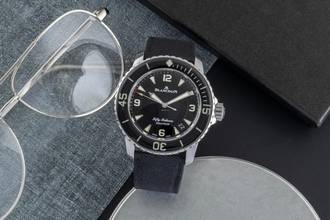 Thumbnail von Blancpain Fifty Fathoms Stahl Automatik Herrenuhr Ref 5015-1136-52A Papiere 2019