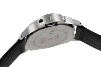 Thumbnail von Panerai Luminor Base Logo Stahl Handaufzug Herrenuhr Ref. PAM01000 B&P 2017