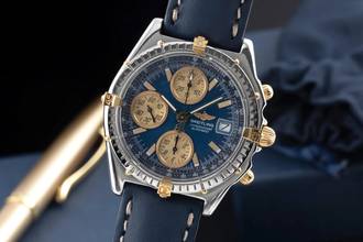 Thumbnail von Breitling Chronomat Chronograph Stahl / Gold Automatik Herrenuhr Ref. B13050.1
