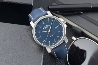 Thumbnail von Mühle 29er Stahl Automatik Herrenuhr Ref. M1-25-72-200-LB Box & Papiere 2023