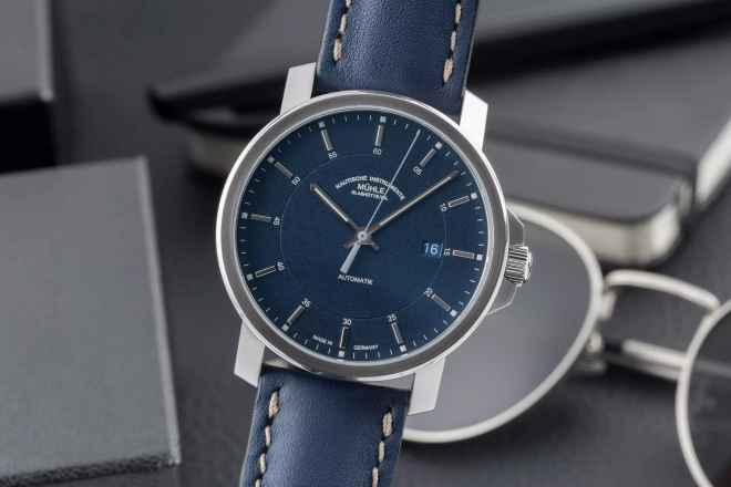  Mühle 29er Stahl Automatik Herrenuhr Ref. M1-25-72-200-LB Box & Papiere 2023 