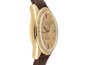 Thumbnail von Omega Seamaster Electroquarz 300Hz Ref.198.0001 1972 original Box sehr gut Vintage Seamaster Electronicquarz f300Hz 14kt Gelbgold 62g