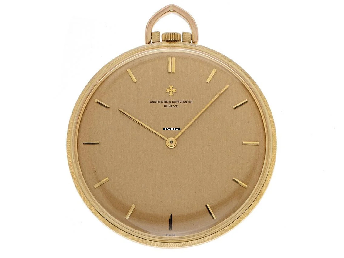 Thumbnail von Vacheron Constantin Classic Lepine Taschenuhr Ref.6914 1975 sehr gut Vintage Lepine Taschenuhr 18kt Gelbgold 46g