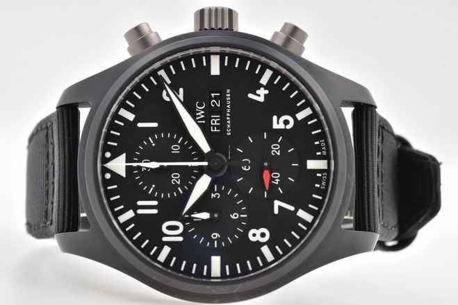  IWC Fliegeruhr Chronograph Top Gun Fliegerchronograph Pilot TOP GUN Keramik IW389101 