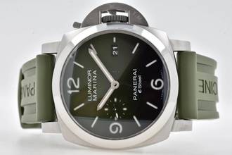 Thumbnail von Panerai Luminor Marina eSteel Verde Smeraldo PAM 1356 Green Dial
