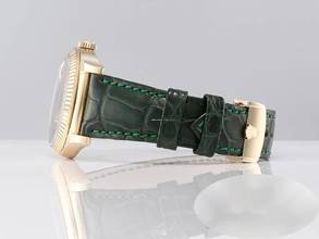 Thumbnail von Rolex Day-Date 36 36mm 118138 2017 Grün Gelbgold 750 Leder Automatik 18kt Yellow Gold Chronometer Oyster Green Dial