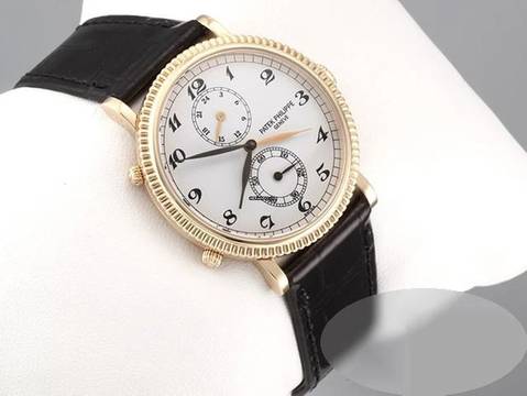  Patek Philippe Travel Time 5034j 2008 Gelbgold 750 Handaufzug Gold 