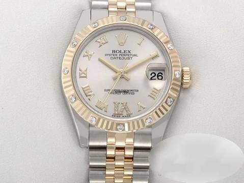 Rolex Datejust 31 31mm 178313 2012 Stahl Gelbgold 750 Diamanten Automatik 