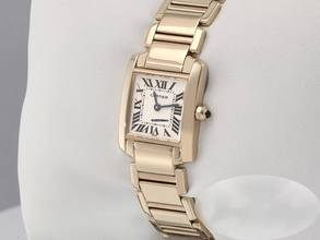 Thumbnail von Cartier Tank Française Gelbgold 750 Damen Damenuhr 18kt Yellow Gold