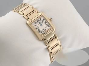 Thumbnail von Cartier Tank Française Gelbgold 750 Damen Damenuhr 18kt Yellow Gold