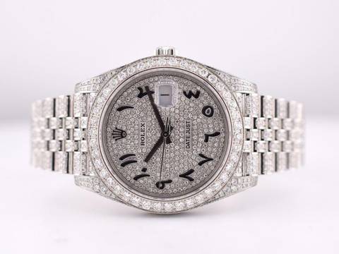  Rolex Datejust II 41mm Ice Full Diamond - New 