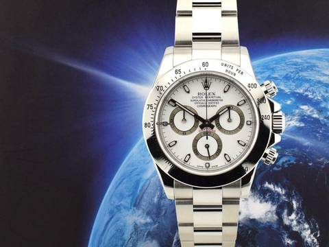 Rolex Daytona Cosmograph Daytona 116520 White Aph Dial - Like New 2010 