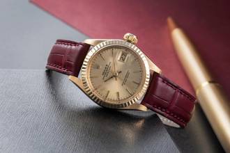 Thumbnail von Rolex Lady-Datejust 18k (0,750) Gold Automatik Damenuhr Ref. 6917 Vintage