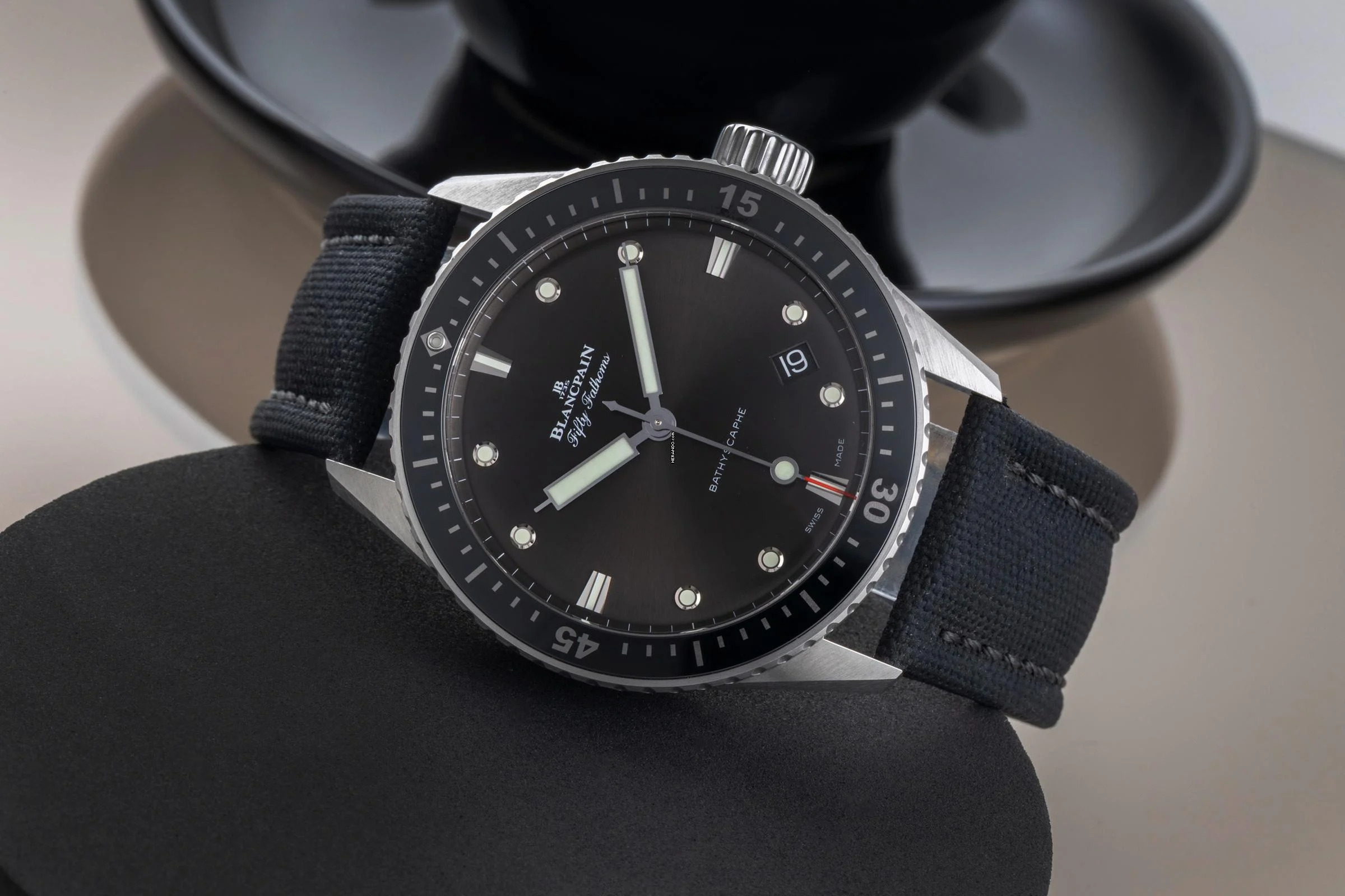 Thumbnail von Blancpain Fifty Fathoms Bathyscaphe Stahl Ref. 5000 1110 B52A