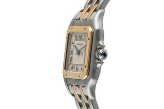 Thumbnail von Cartier Panthère Classique Et Figaro SM Stahl Gold Quarz Damenuhr Ref. W25029B6